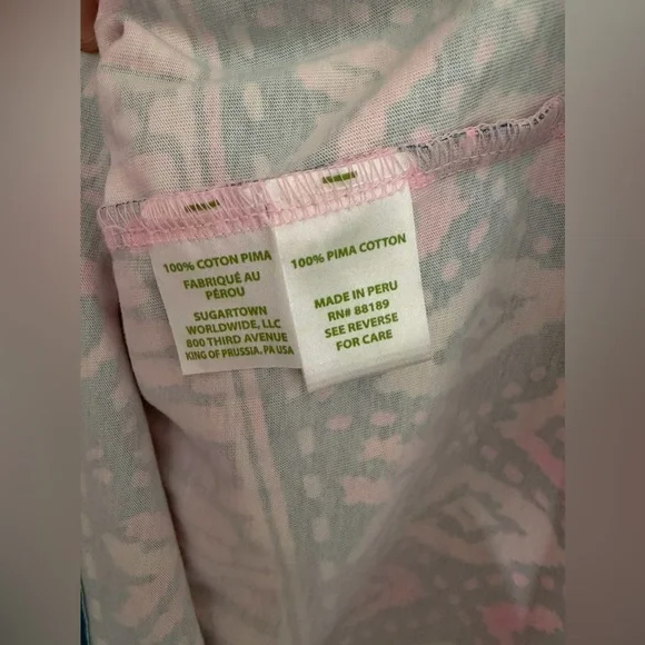 Lily Pulitzer Pink Beacon 100% Pima Cotton Dress size XXS - Picture 3 of 6